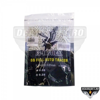 Bile 0.25 TRACER verzi 0.5kg (2.000 buc.)