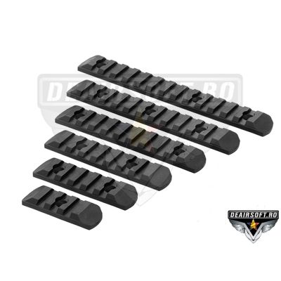 Set de 5 rail-uri  din polimer - MLOCK/Key-mod [MP]