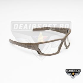 Ochelari de protectie CONQUER ZYPHER CQSG001-TT + set lentile fumurii  (negre)