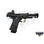 Pistol ARCTURUS Vanguard 4.3" Hi-Capa GBB cu glisieră și compensator pentru sistem optic