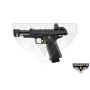 Pistol ARCTURUS Vanguard 4.3" Hi-Capa GBB cu glisieră și compensator pentru sistem optic
