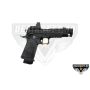 Pistol ARCTURUS Vanguard 4.3" Hi-Capa GBB cu glisieră și compensator pentru sistem optic