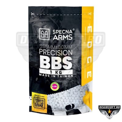 Bile 0.28 g. Specna Arms - 1 kg. 3.570 buc. - TRACER BIO EDGE ULTRA PRECISION