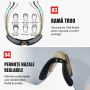 Ochelari tactici cu lentile schimbabile - NEGRII (LENTILE negre, galbene si transparente) lentila 2.2mm grosime !
