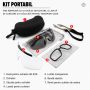 Ochelari tactici cu lentile schimbabile - NEGRII (LENTILE negre, galbene si transparente) lentila 2.2mm grosime !